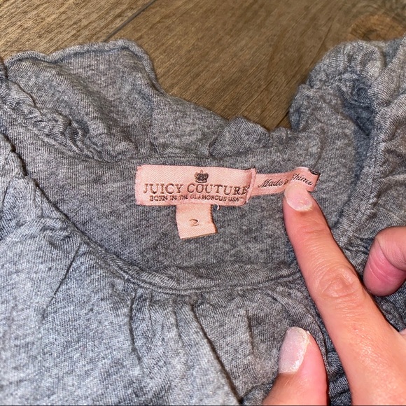 Juicy Couture 2T Gray dress with ruffles - Picture 3 of 4